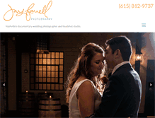 Tablet Screenshot of jayfarrellphotography.com